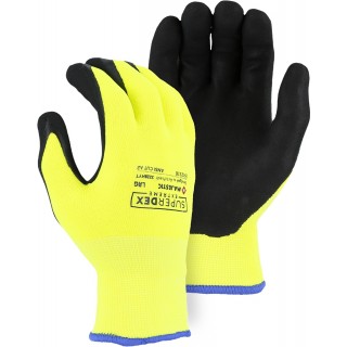 81-3228HYT Majestic® Glove Cold Weather SuperDex Nitrile Palm Glove with 15 gauge High Visibility Liner